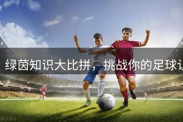 绿茵知识大比拼，挑战你的足球认知极限！